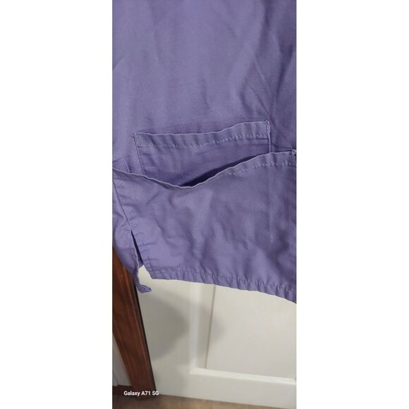 Purple Size Xl Uniform Advantage Scrubs Top Is MBottoms MT Nursing Hospital - Picture 3 of 11